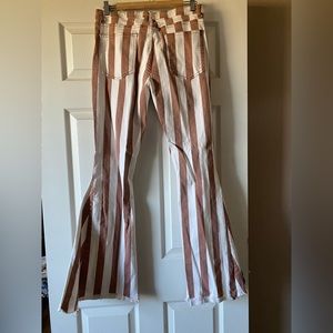 Pink and White striped bells